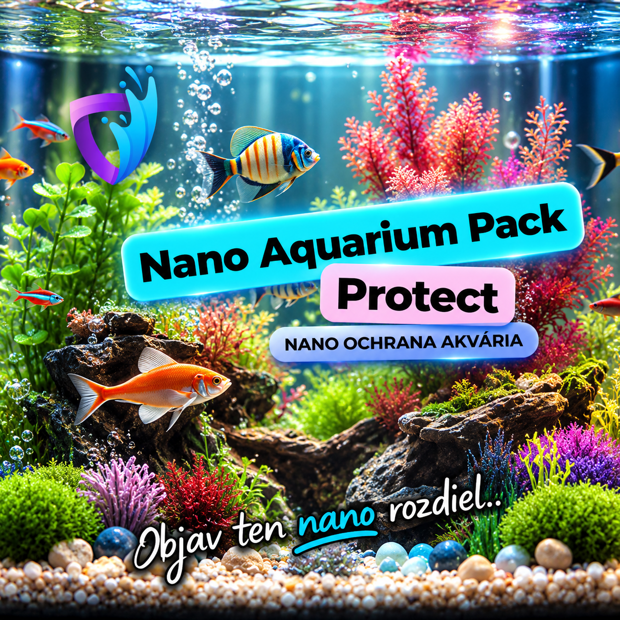 Nano balík na akvárium 1 Nano balík na akvárium