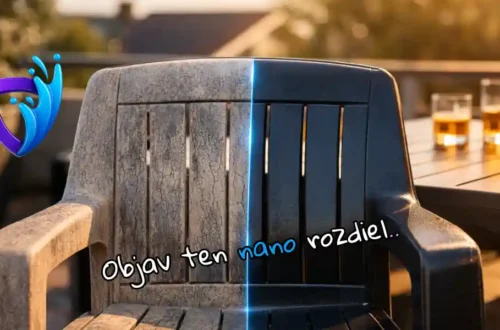 Nano ochrana plastov proti UV / Nano Slovakia 34 nano ochrana plastov v exteriéri proti UV – porovnanie vyblednutého a chráneného plastu