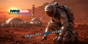 Astronaut využívajúci nanotechnológie počas budúcej misie na Marsi