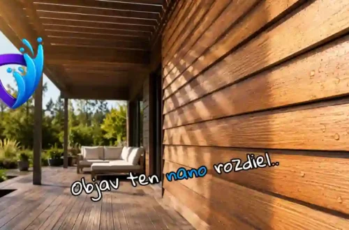 Obnova nano ochrany dreva proti UV | Nano Slovakia 31 Obnova nano ochrany dreva na drevenej terase proti UV žiareniu